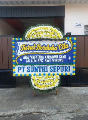 Papan Bunga Duka di Lingsar